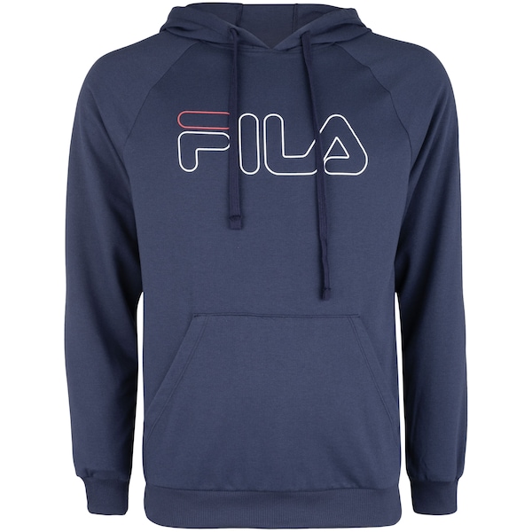 Blusão Masculino Fila com Capuz Letter Outline