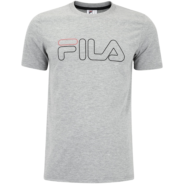 Camiseta Masculina Fila Manga Curta Letter Outline