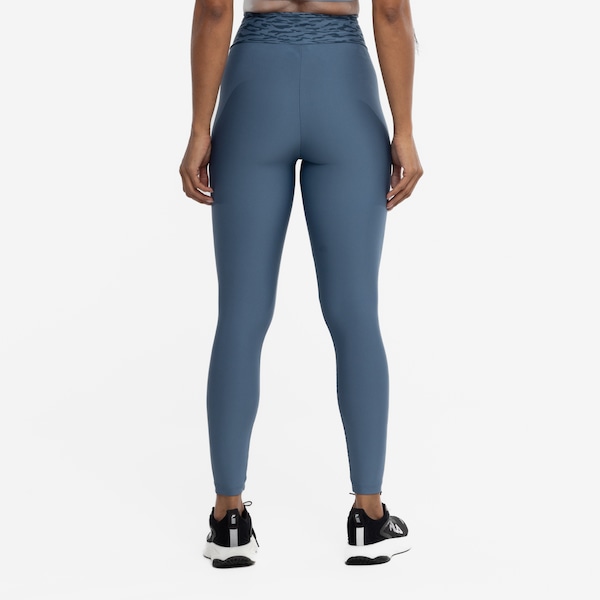 Vista 3 Calça Legging Feminina Fila Line AZUL Fila AZUL