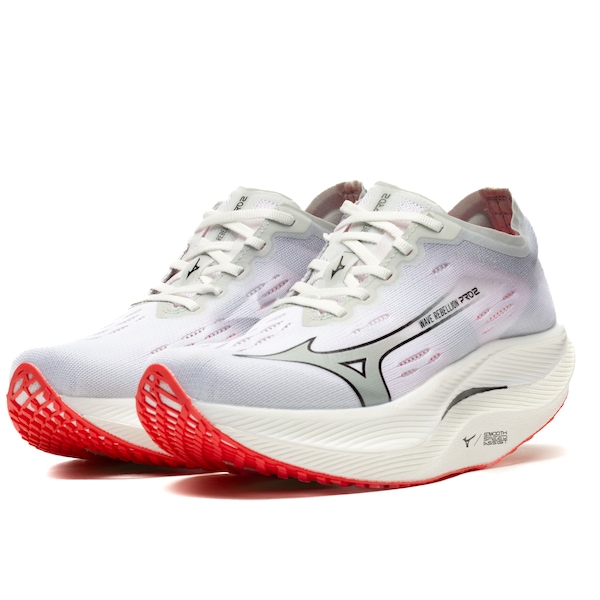 Vista 3 Tênis Mizuno Wave Rebellion Pro 2 - Unissex CINZA CLARO Mizuno CINZA CLARO