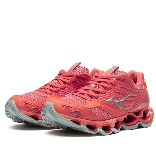 Vista 3 Tênis Feminino Mizuno Wave Prophecy 13 S VERMELHO Mizuno VERMELHO