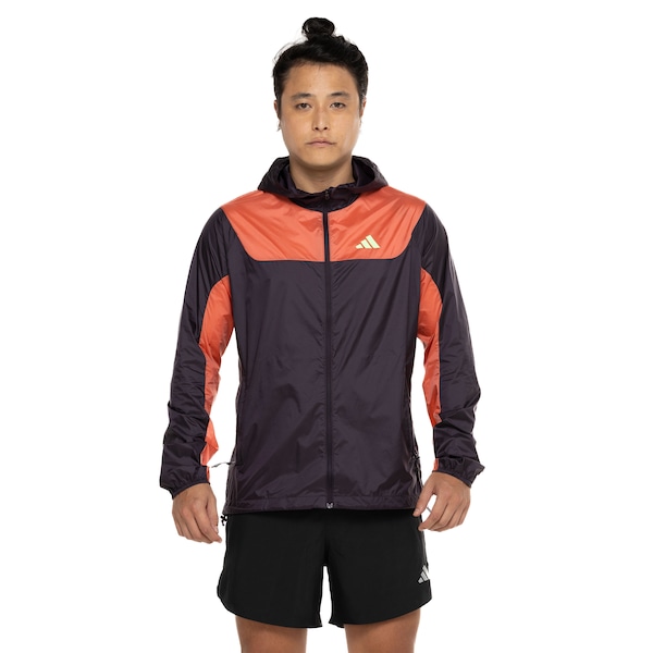 Jaqueta Corta-Vento Masculina adidas com Capuz Running