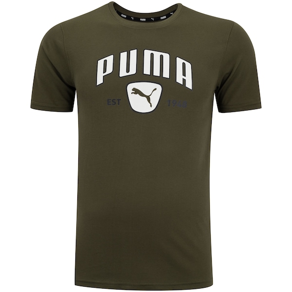 Camiseta Masculina Puma Manga Curta Graphic