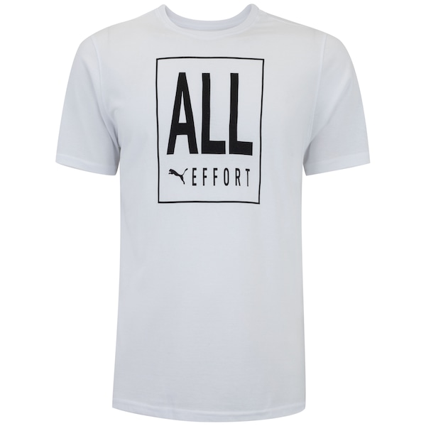 Camiseta Masculina Puma Manga Curta All Effort Slogan