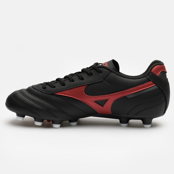Vista 3 Chuteira de Campo Mizuno Morelia Classic MD Adulto PRETO Mizuno PRETO