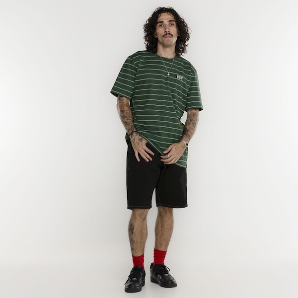 Camiseta Huf Manga Curta Listrada