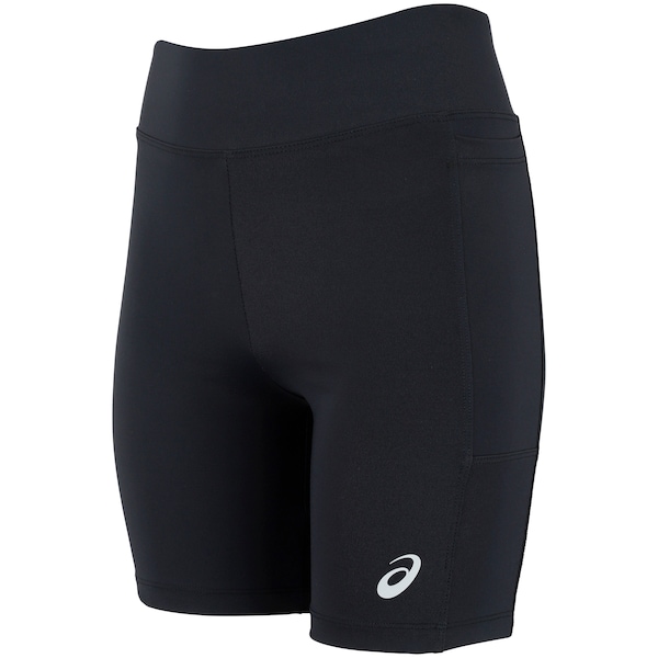 Vista 2 Bermuda Baixa Compressão Feminino ASICS Cós Baixo PRETO ASICS PRETO