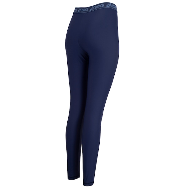 Vista 3 Calça Legging ASICS édia Compressão Run Cós Baixo PRETO ASICS PRETO