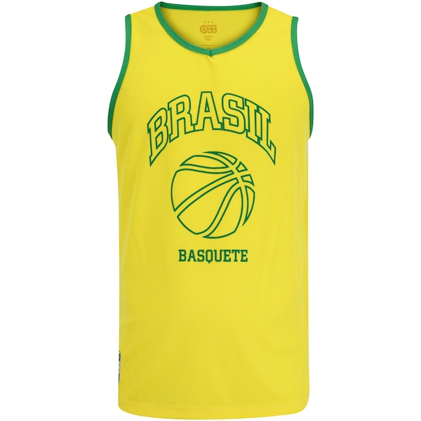 Camiseta Regata do Brasil Masculina CBB Treino Basquete