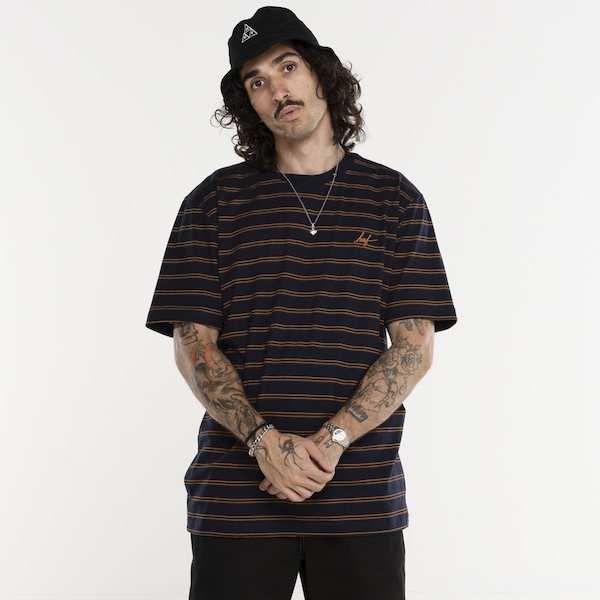 Camiseta HUF Manga Curta Listrada