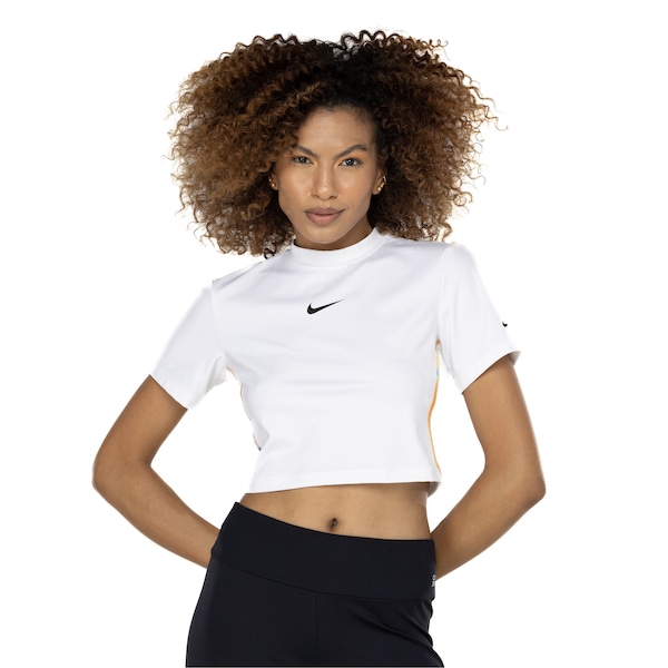 Blusa Cropped Feminina Nike Sportswear Dri-Fit SS NVSL