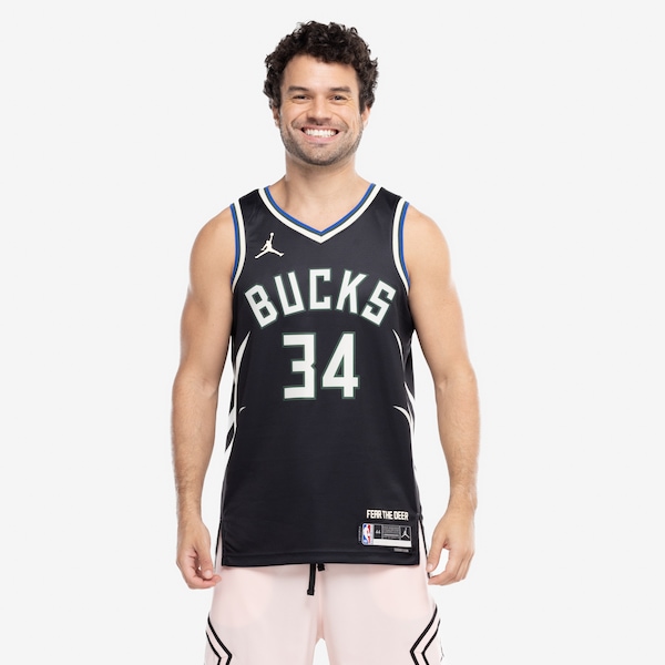 Camiseta Regata do Milwaukee Bucks Nike Masculina Dri-Fit Icon 23