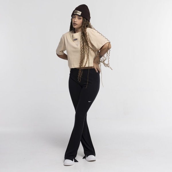 Blusa Cropped FTDNC Manga Curta Malhao