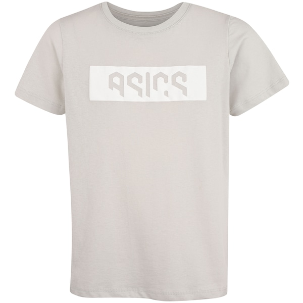 Camiseta Infantil ASICS Manga Curta Casual Cava Tradicional