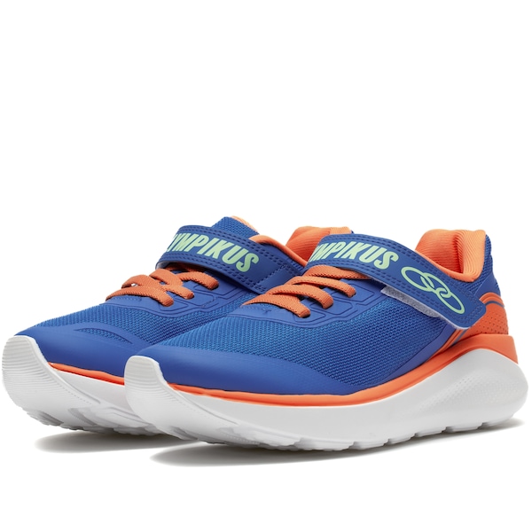 Vista 3 Tênis Infantil Olympikus Smash AZUL CLA/LARANJA OLYMPIKUS AZUL CLA/LARANJA
