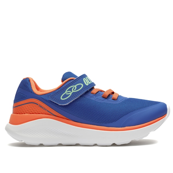 Vista 2 Tênis Infantil Olympikus Smash AZUL CLA/LARANJA OLYMPIKUS AZUL CLA/LARANJA