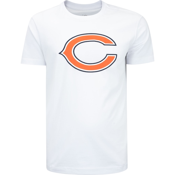 Camiseta do Chicago Bears New Era NFL Masculina Basic | Cor: BRANCO | Tamanho: P