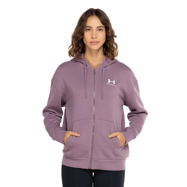 Jaqueta Feminina Under Armour com Capuz Essential Fleece