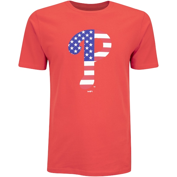 Camiseta do Philadelphia Phillies MLB Masculina Core USA | Cor: VERMELHO | Tamanho: M