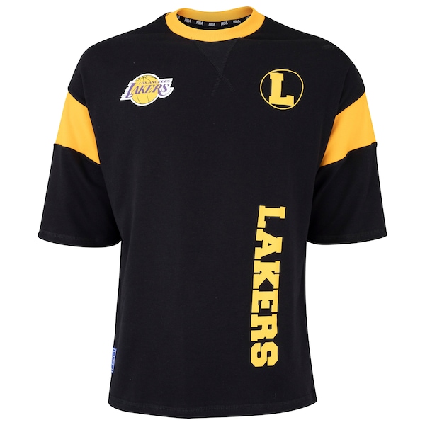 Camiseta do Los Angeles Lakers NBA Masculina Rib Sleeve
