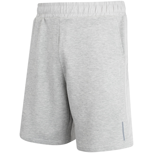Vista 2 Bermuda Masculina Oxer Moletom Recorte CINZA CLARO Oxer CINZA CLARO