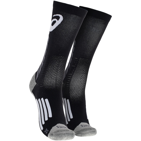 Meia para Corrida Rally Crew Cano Alto Tamanho 39-44 ASICS Adulto