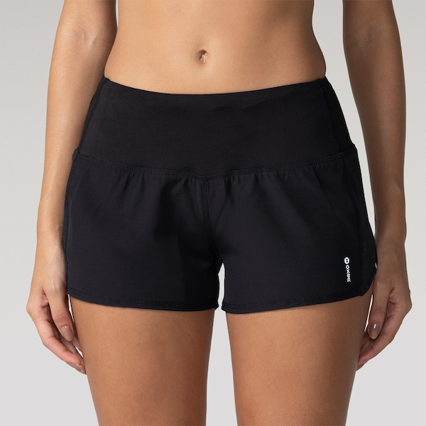 Short Feminino Oxer Duplo Selado II Bolso Seguro | Cor: PRETO | Tamanho: P