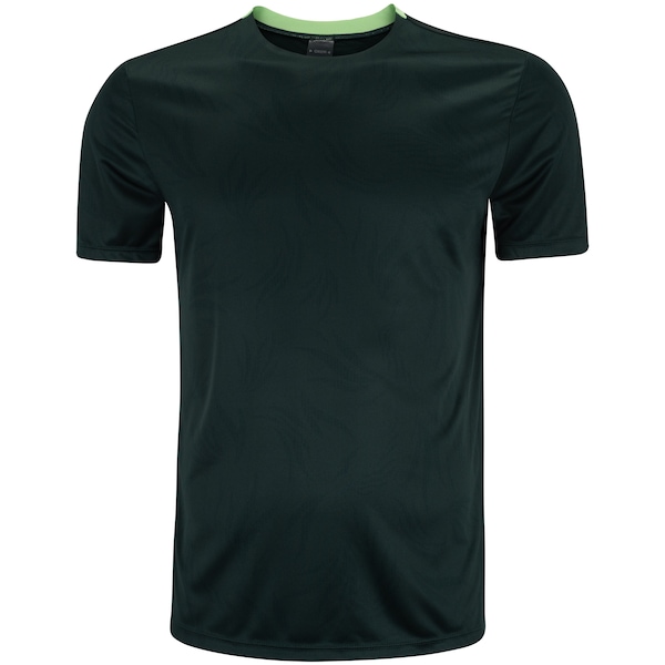 Camiseta Masculina Oxer Manga Curta Malha Mescla Basic - Miniatura 2