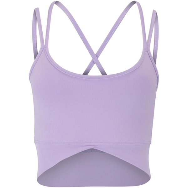 Top Fitness sem Bojo Lauf Baixa Sustentação Calmaria Adulto | Cor: LILAS | Tamanho: PP