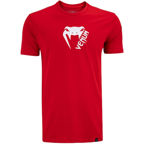 Camiseta Masculina Venum Manga Curta Basic Light Red | Cor: VERMELHO | Tamanho: P