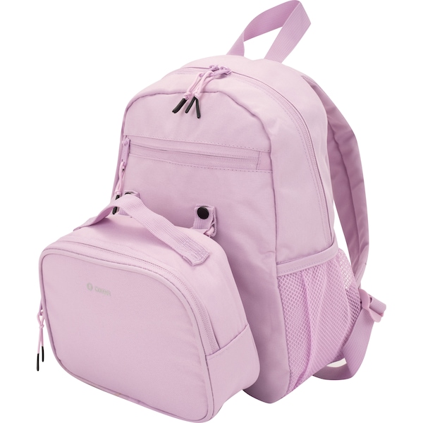 Mochila Lancheira Oxer Brick Destacável Infantil | Cor: ROSA CLARO | Tamanho: único