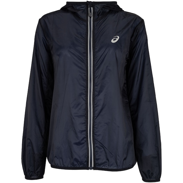 Jaqueta Corta-Vento Feminina ASICS Repelente à Água com Capuz Toyama