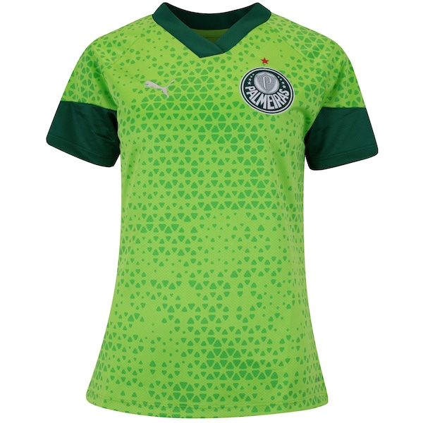 Camisa de Treino do Palmeiras 24 Puma Feminina | Cor: VERDE | Tamanho: M