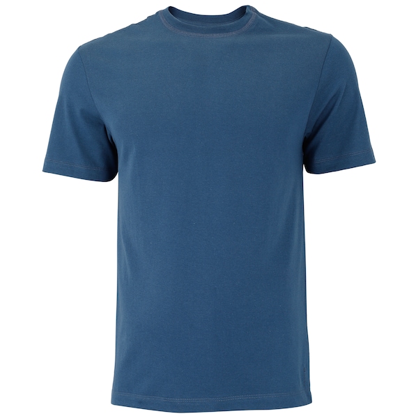 Camiseta Masculina Oxer Manga Curta Recorte nas Costas | Cor: AZUL | Tamanho: M