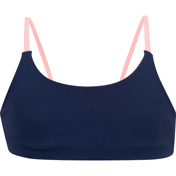 Top Infantil Oxer Reversível Bicolor | Cor: AZUL ESC/ROSA CLA | Tamanho: 8