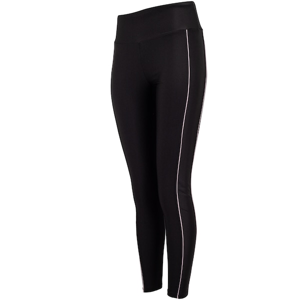 Calça Legging Feminina Oxer Zig Lateral Média Compressão Cintura Média