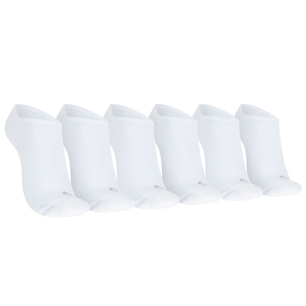 Kit 3 Pares de Meias Light Não Atoalhado Cano Invisível Tamanho 34-38 Oxer Adulto | Cor: BRANCO | Tamanho: 34-38