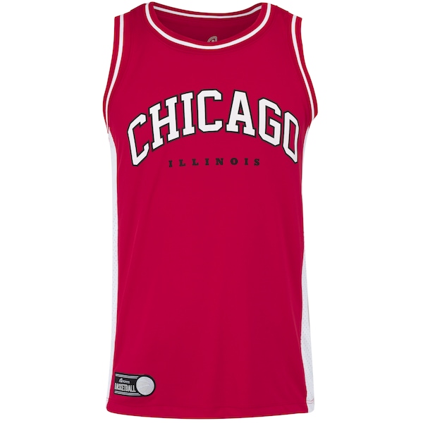 Camiseta Regata Masculina Adams Cities Dry | Cor: VERMELHO | Tamanho: M