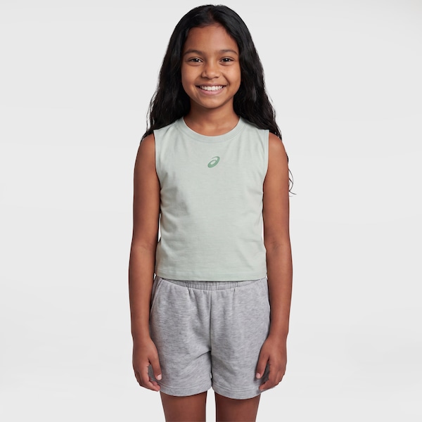 Blusa Cropped Regata Infantil ASICS