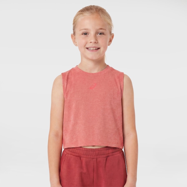 Blusa Cropped Regata Infantil ASICS