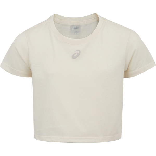 Blusa Cropped Infantil ASICS Manga Curta