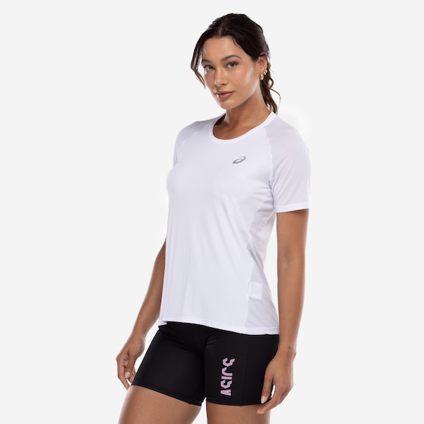 Camiseta Feminina ASICS Manga Curta Respirável