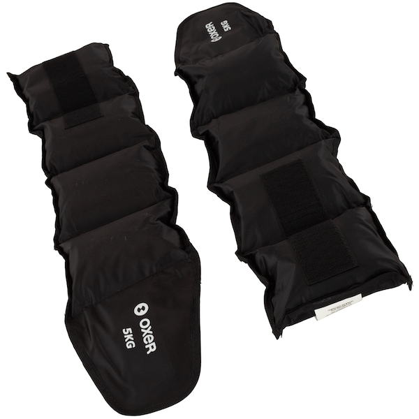 Vista 3 Caneleira de Peso Oxer - Par com 5Kg Cada PRETO Oxer PRETO