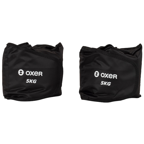 Vista 2 Caneleira de Peso Oxer - Par com 5Kg Cada PRETO Oxer PRETO