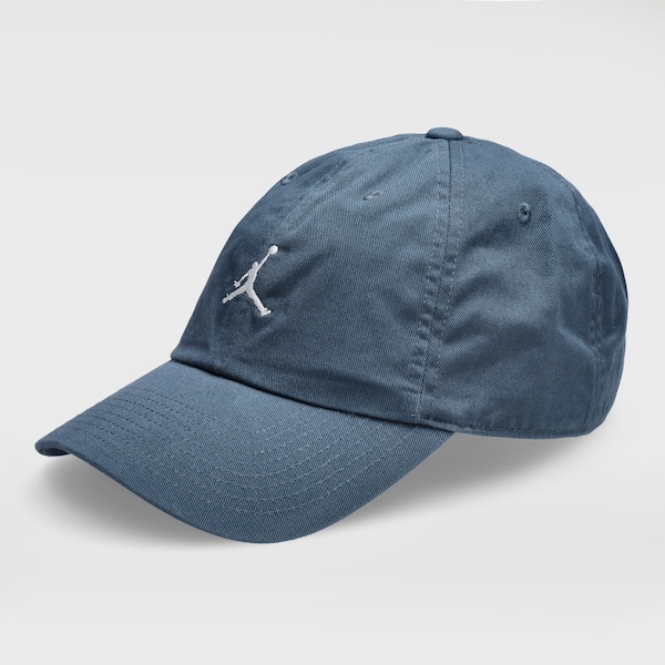 Boné Aba Curva Jordan Nike Club Cap US Strapback Adulto | Cor: AZUL ESC/BRANCO | Tamanho: M