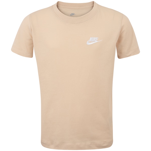 Camiseta Juvenil Nike Manga Curta Sportswear Embroidered Future