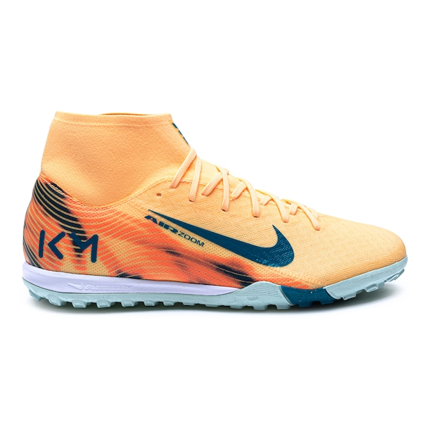 Vista 2 Chuteira Society Nike Zoom Superfly 10 Academy Adulto LARANJA/AZUL Nike LARANJA/AZUL