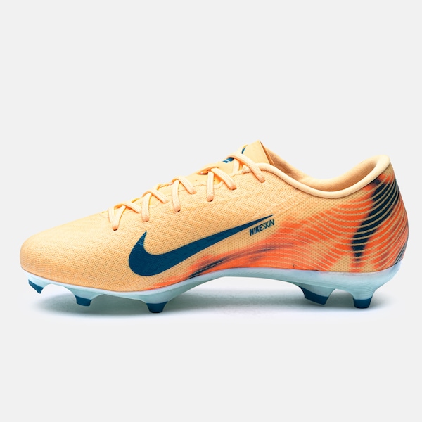 Vista 3 Chuteira de Campo Adulto Nike Zoom Mercurial Vapor 16 Academy Mbappé LARANJA/AZUL Nike LARANJA/AZUL