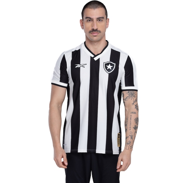 Camisa do Botafogo I 24 Reebok Masculina Torcedor
