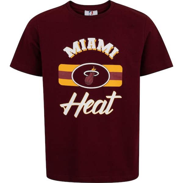 Camiseta do Miami Heat Infantil NBA Placement N0329 | Cor: VINHO | Tamanho: 6